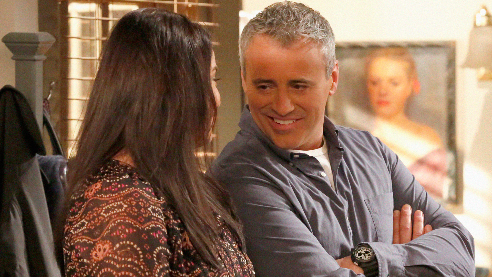 This grey-haired guy only has eyes for one lucky lady—Andi.