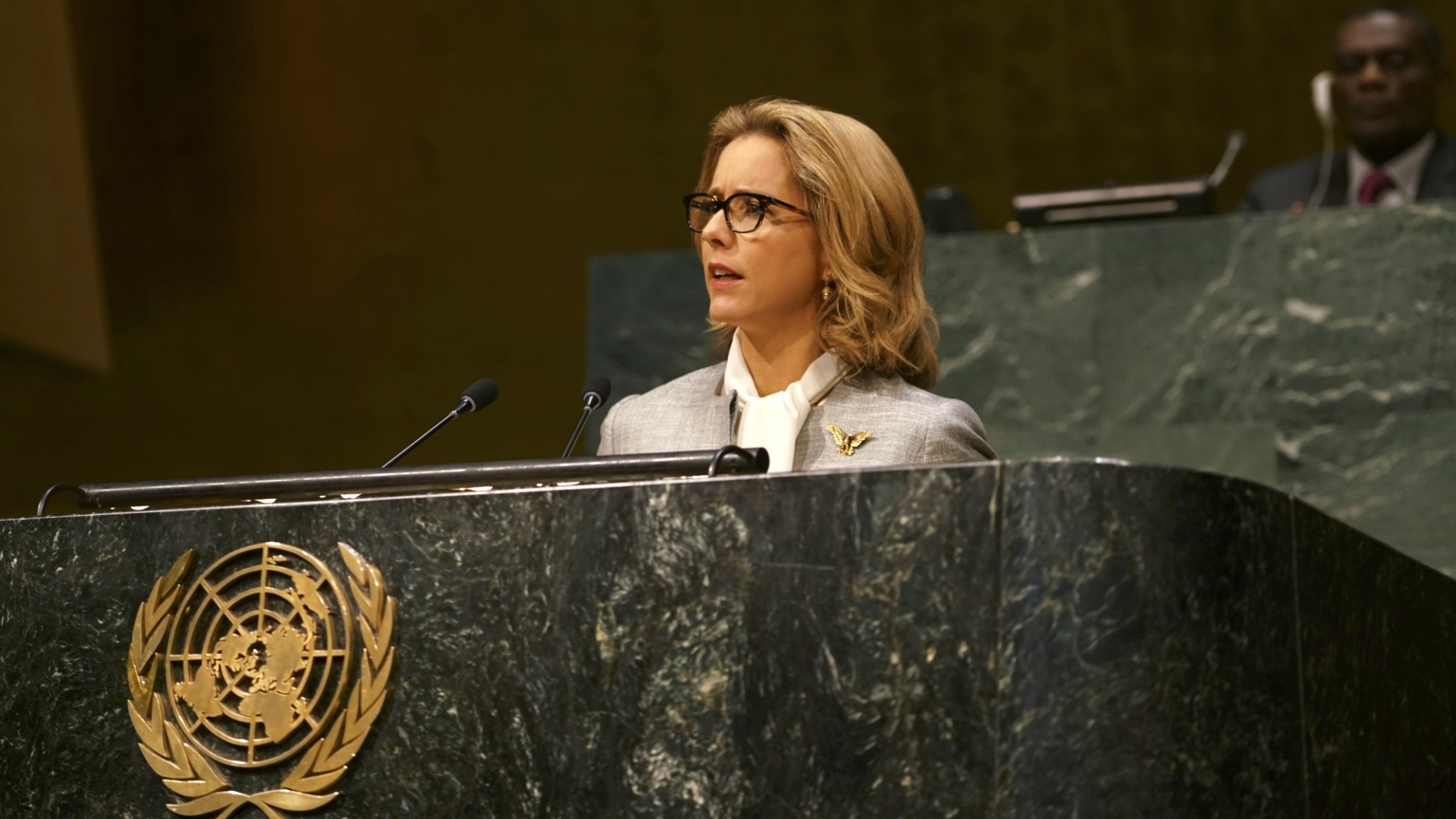 Bess rallied members of the United Nations to join the fight against terrorism.