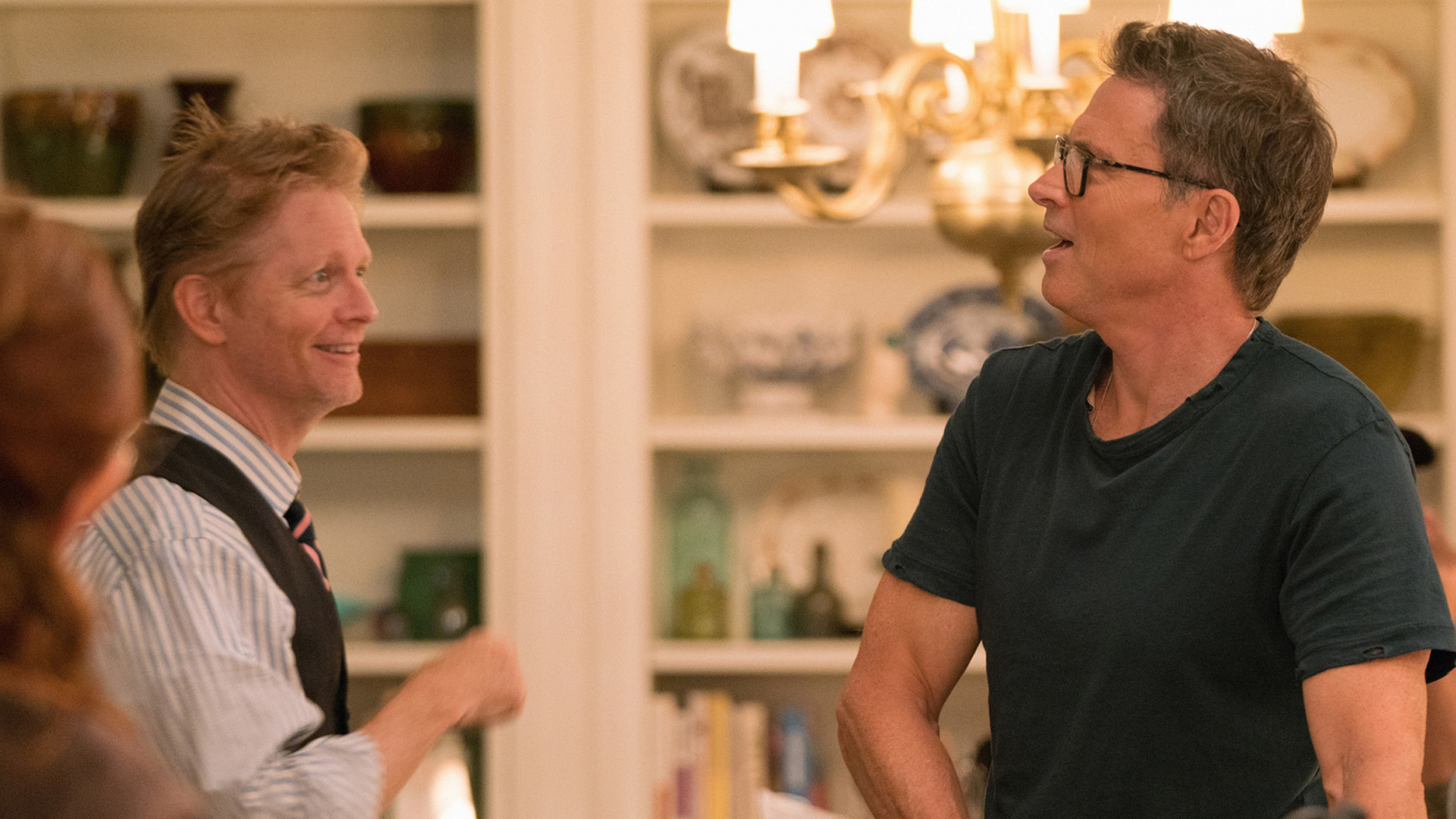 Executive Producer Eric Stoltz has a chat with Tim Daly. 
