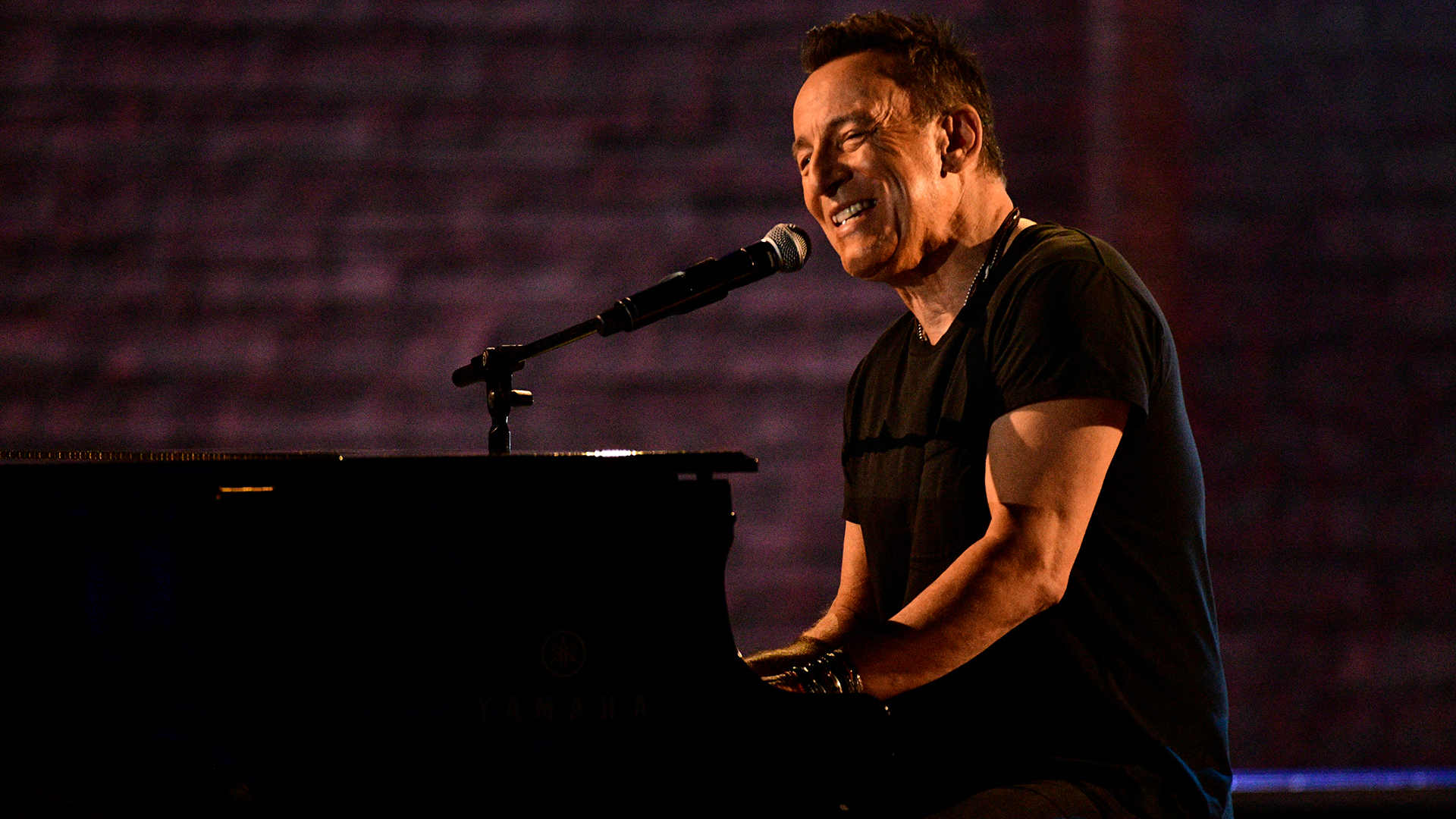 Bruce Springsteen performs 