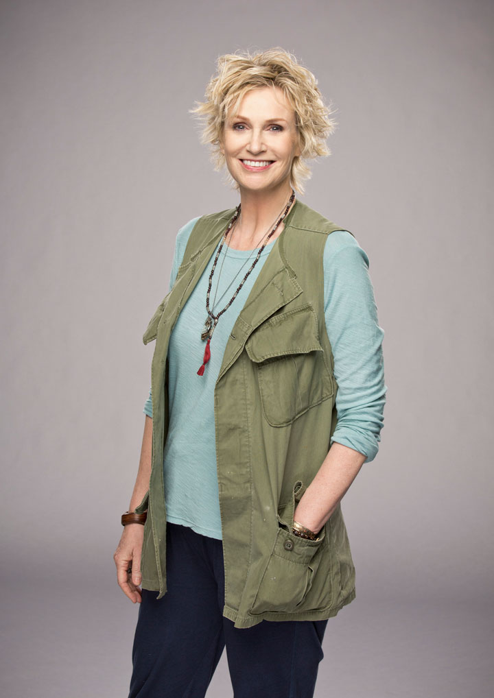 ​1. Jane Lynch as our guardian angel? Yes, please!