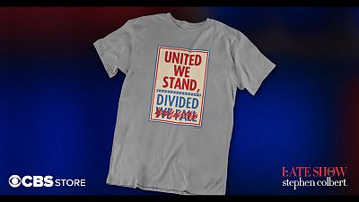 The Late Show 'United We Stand' T-Shirt Helps Charities Fighting The COVID-19 Pandemic